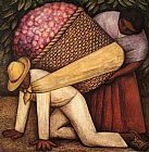 The Flower Carrier by Diego Rivera